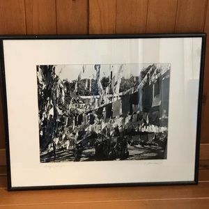 Black and White Wall Decor - Prayer Flags